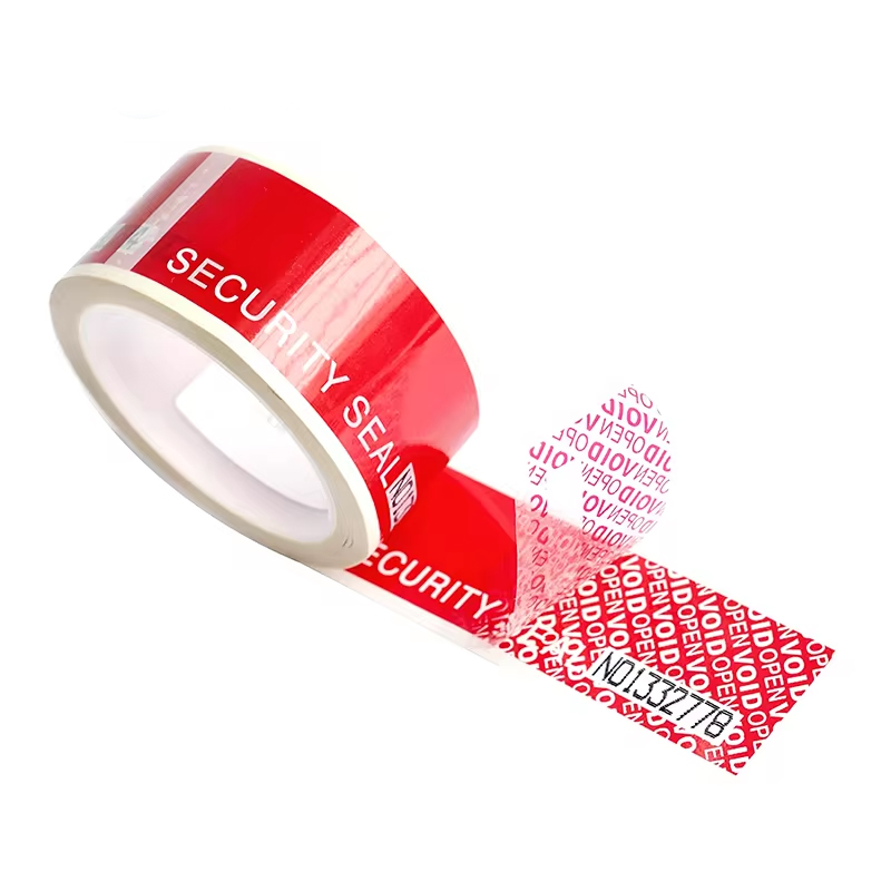 PET Material Tamper Evident Tape