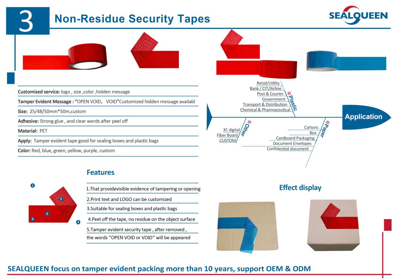 Security Packing Tapes